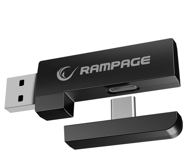 Rampage RETSU BT 2.4G RGB czarne - 1502854 - zdjęcie 5